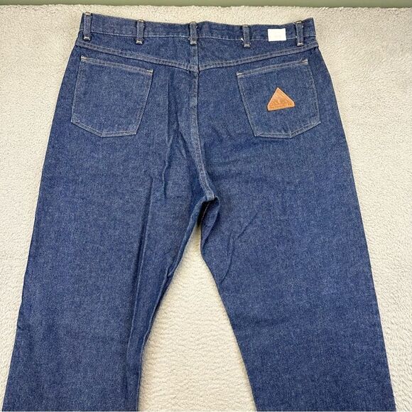 Bulwark FR‎ Jeans Mens 38x35 Blue Denim Flame Resistant Work Wear Straight - Picture 5 of 15